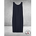 PLUS BASICS Mouwloze Jurk Navy